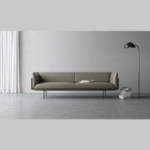 AUMZC Лаконичный стиль Быстрая доставка Офисная мебель Кожаный тканевый диван