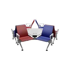 AU-ASJ Hospital Airport Train Station Waiting Chair PU Leather