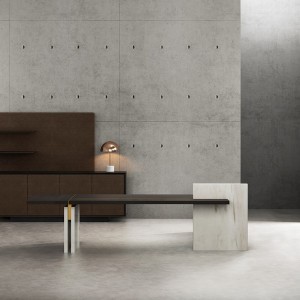 AU-OMS High Level Stone Executive Desk