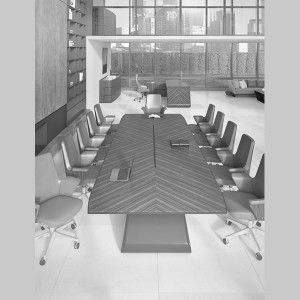 Bureau de table de conférence de mobilier de bureau de luxe en bois AUMTY