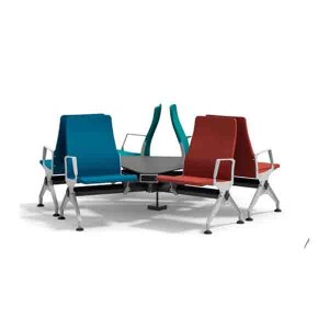 AU-ASJ Hospital Airport Train Station Waiting Chair PU Leather