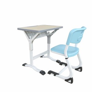 Scrivanie e sedie per mobili scolastici colorati in acciaio PP AU-JC