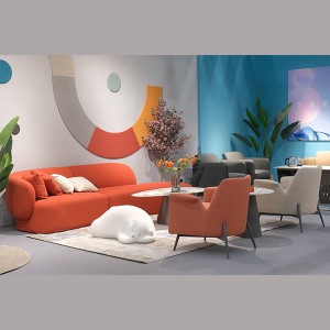 AU-BD Canapé coloré pour maison minimaliste italienne