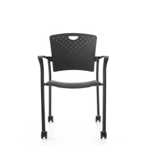 AU-DK Black Yellow Modern Training Chair