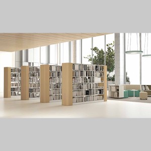 Rak Buku Furnitur Perpustakaan Ruang Belajar AUM OMS Untuk Sekolah