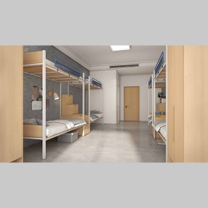 AUMOMS 学校用家具 学生用二段ベッド アパート用家具