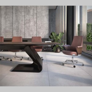 Bureau de table de conférence de mobilier de bureau de luxe en bois AUMTY