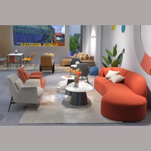 AU-BD Canapé coloré pour maison minimaliste italienne
