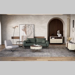 AU Luxury Leather Sofa For Office Room Manager