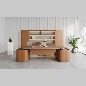 AU High Level CEO Custom Wood Executive Desk