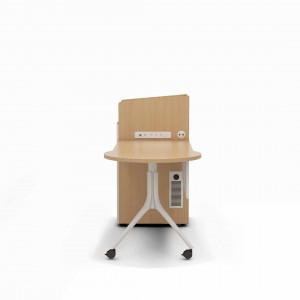 AUM-OMS School Furniture Moveable Teacher Desk With Cabinet