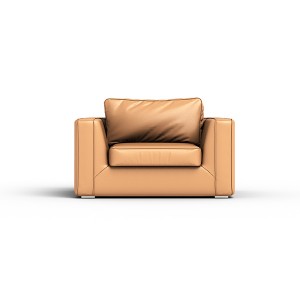Canapé de bureau en cuir PU de haut niveau couleur cerise AUM ZC