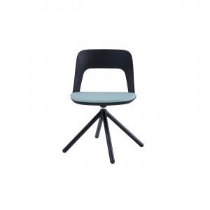 AUM WH Meeting Room Reception Office Plastic Chair Wooden Leg