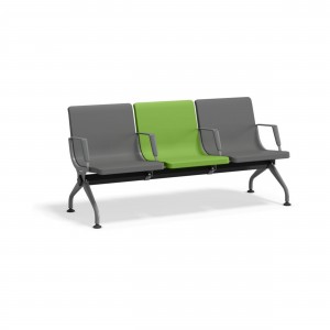 AUM-MF Colourful Soft Cushion Leather Airport Waiting Chair