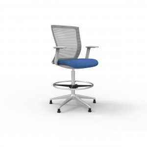 AU-DK Height Adjustable Mesh Rotary Bar Chair