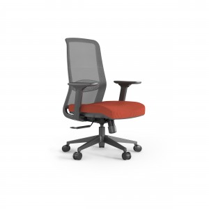 AUM ZC Red Office Mesh Chair Nylon Feet