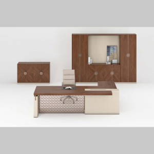 AUM-TY High Level CEO Custom Wood Executive Desk