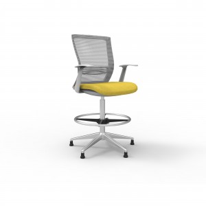 AU-DK Height Adjustable Mesh Rotary Bar Chair