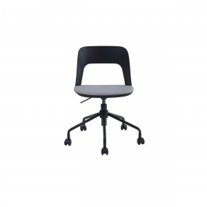 AUM WH Office Meeting Room Plastic Chair Soft Cushion With Wheels