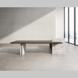 AU-OMS High Level Stone Executive Desk