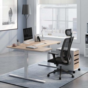 AU-KT Office Single Motor Height Adjustable Workstation Desk