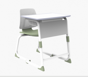 Bureau et chaise de salle de classe de jambe de forme de C de mobilier scolaire d'AUMFM