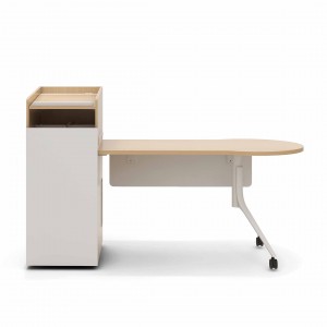 AUM-OMS School Furniture Moveable Teacher Desk With Cabinet