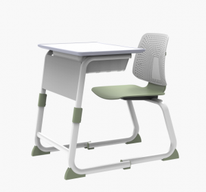 AUMFM Schulmöbel, C-förmiges Bein, Klassenzimmer-Schreibtisch und Stuhl